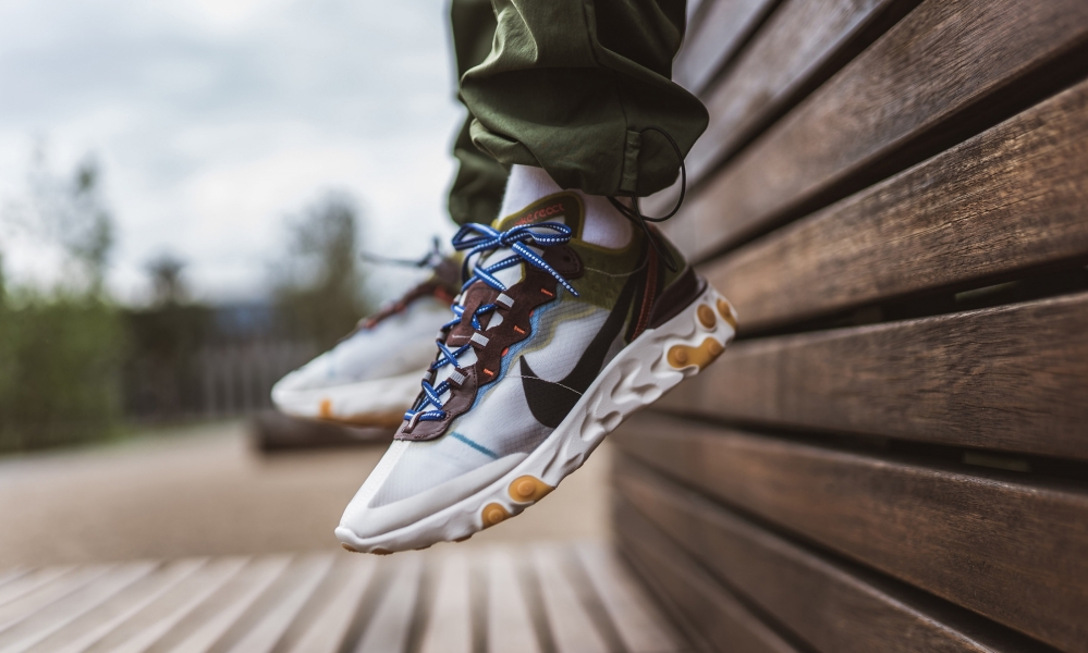 Sportswear react element outlet 87 moss/black/el dorado